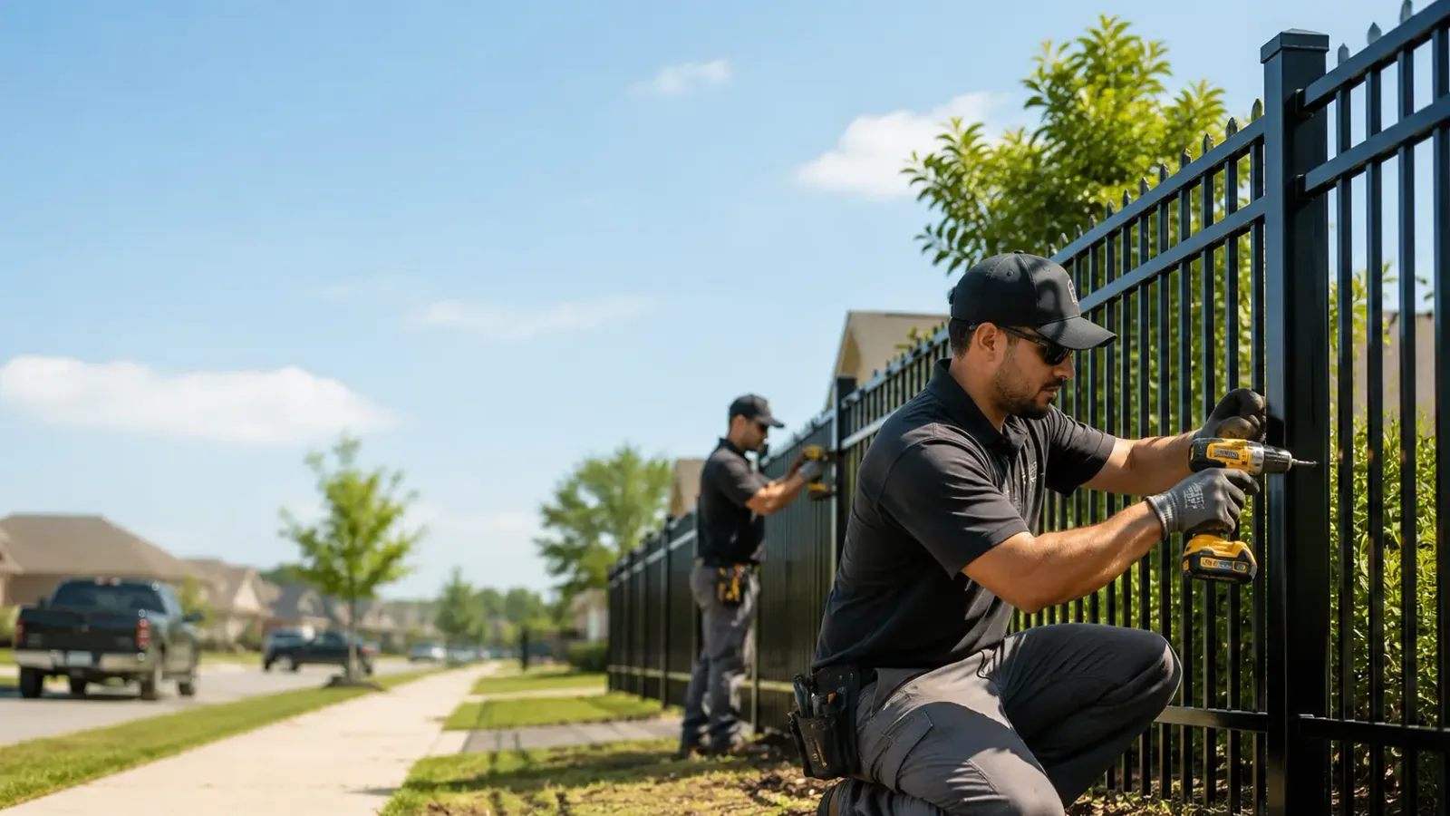Metal Fence Installation in Canton, MS